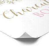 Poster Symbole hivernal Pink Snowflake Charcuterie (Coin)