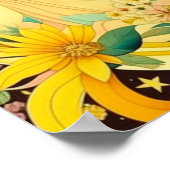 Poster SYMBOLE Horoscope Gemini Twins Ethereal Art (Coin)