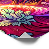 Poster Symbole Horoscope Libra Zodiac Ethérée Art Mystiqu (Coin)