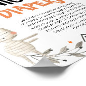 Poster SYMBOLE JOLIE Baby shower Halloween Late Night Dia (Coin)