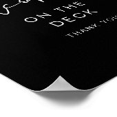 Poster SYMBOLE JOVI Edgy Black Modern Sans Alcool (Coin)