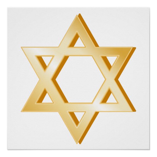 Poster Symbole judaïsme (Devant)