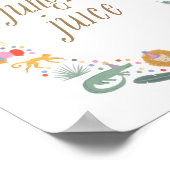 Poster Symbole Jus de Jus de Jungle (Coin)