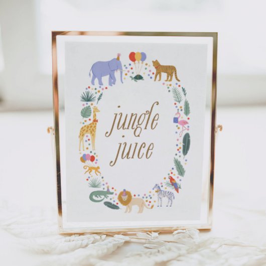 Poster Symbole Jus de Jus de Jungle