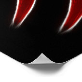 Poster Symbole Kanji japonais d'amour (Coin)