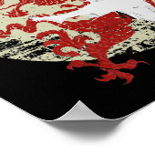 Poster Symbole Kenpo Karate Dragon (Coin)