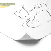 Poster Symbole Lemon Anniversaire Douceurs et Traitements (Coin)