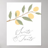 Poster Symbole Lemon Anniversaire Douceurs et Traitements (Devant)