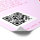 Poster Symbole les années 70 Retro Wave Pink and Red Honm (Coin)