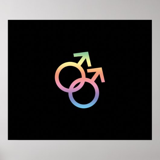 Poster Symbole LGBT (Devant)