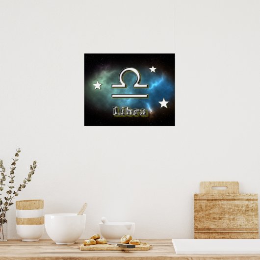 Poster Symbole Libra (Cuisine)