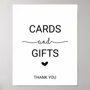 Poster Symbole Love Hearts Cartes et Cadeaux