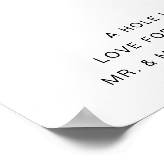 Poster SYMBOLE Mariage À BANDE À DANGER (Coin)