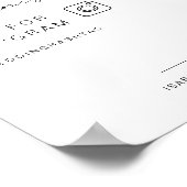 Poster SYMBOLE Mariage ADELLA Edgy Modern Instagram (Coin)