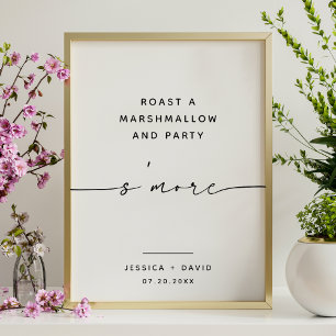 Poster SYMBOLE Mariage ADELLA Minimalist S'more