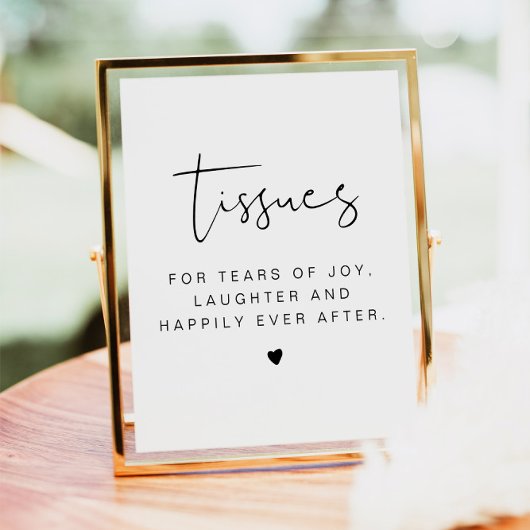 Poster SYMBOLE Mariage ADELLA Moderne Minimale Tissus