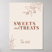 Poster Symbole Mariage Boho Sweets and Traits (Devant)