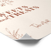 Poster Symbole Mariage Boho Sweets and Traits (Coin)