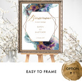 Poster SYMBOLE Mariage Céleste Bienvenue Chic