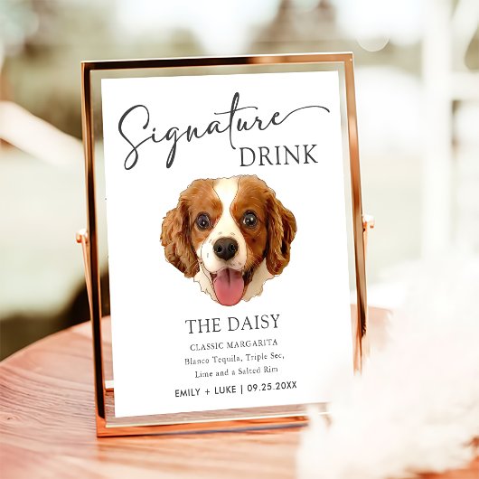 Poster Symbole Mariage Charles Spaniel Dog