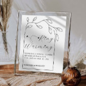 Poster Symbole Mariage chauffant des anneaux d'arc de feu