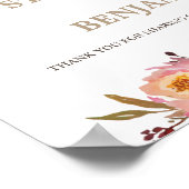 Poster Symbole Mariage de bienvenue de la Floride rouge d (Coin)