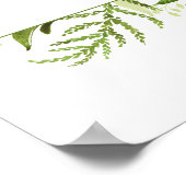 Poster Symbole Mariage de bienvenue Wildwoods Botanical (Coin)