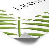 Poster Symbole mariage de cérémonie de débranchement élég (Coin)