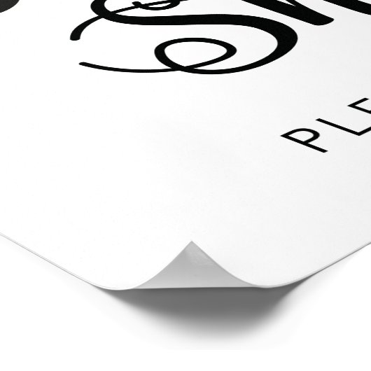 Poster Symbole Mariage de chaussures de danse | Calligrap (Coin)