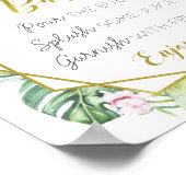 Poster SYMBOLE Mariage DE LA BARRE DE Mimosa Tropical (Coin)