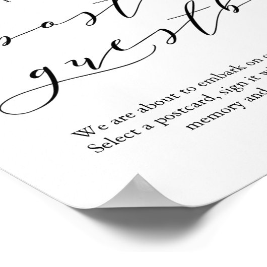 Poster Symbole mariage de la carte postale (Coin)