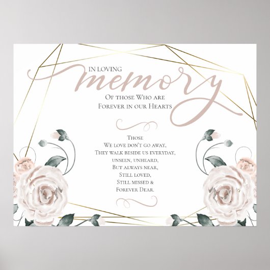 Poster Symbole Mariage de la prière du souvenir In Love (Devant)