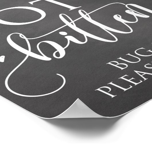 Poster Symbole Mariage de pulvérisateur de bug de Smitten (Coin)