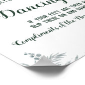 Poster Symbole Mariage des tongs de danse Eucalyptus (Coin)