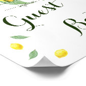 Poster Symbole Mariage d'été moderne Lemon Boho (Coin)