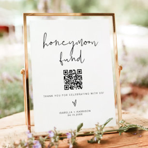 Poster SYMBOLE Mariage du fonds de lune de miel minimalis
