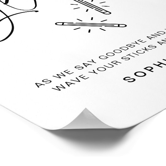 Poster SYMBOLE Mariage ÉCLAIRÉ (Coin)