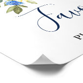 Poster SYMBOLE Mariage Élégant Fleurs de soleil Eucalyptu (Coin)