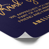 Poster SYMBOLE Mariage Floral D'Automne (Coin)