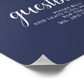 Poster Symbole Mariage Floral Paprika Bourgogne (Coin)