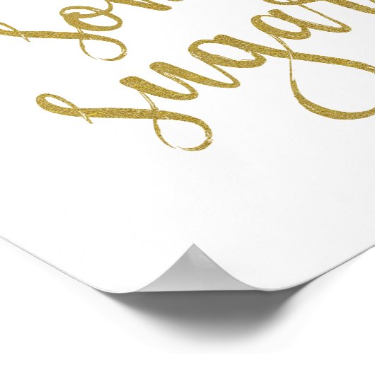 Poster SYMBOLE Mariage Gimme some Sugar Parties scintilla (Coin)