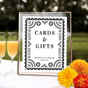 Poster Symbole Mariage inspiré Picado de Black & White Pa