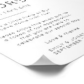 Poster Symbole Mariage minimal (Coin)