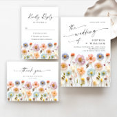 Poster Symbole Mariage Pastel Pink Fleur sauvage