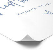 Poster SYMBOLE MARLO Modern Boho Dusty Blue Guestbook (Coin)