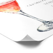 Poster Symbole Martini cosmopolite Signature Boisson (Coin)