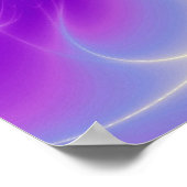 Poster Symbole médical CADUCÉE Or Violet Ultra Pourpre (Coin)