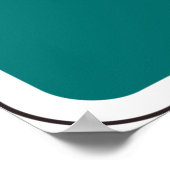 Poster SYMBOLE Médicale DE LA ROUTE Clinique (Coin)