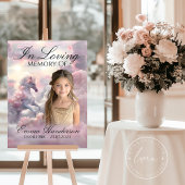 Poster Symbole mémorial Unicorn enchanté personnalisable