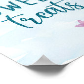 Poster Symbole Mermaid Anniversaire Soins sucrées (Coin)